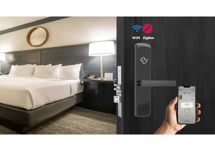 Online hotel lock