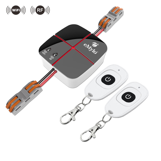 TURTLE_BASIC_RF WiFi+RF електрически превключвател с едно реле, 220V, Tuya