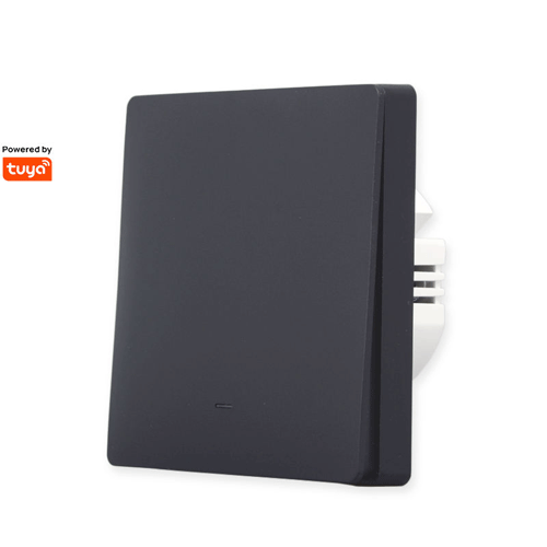 [460000088] SMILE BLE1 BK WiFi wifi light switch, single gang smart switch, two-wire line (non-zero line)